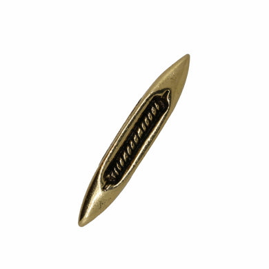 Weaver's Shuttle Gold Lapel Pin | lapelpinplanet
