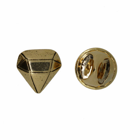 Diamond Gold Lapel Pin