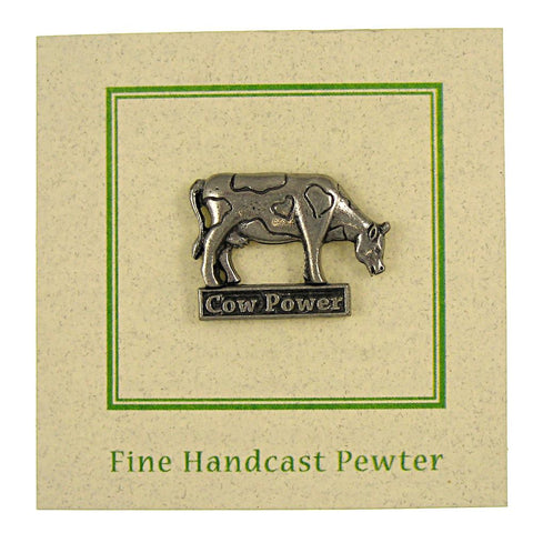 Cow Power Lapel Pin