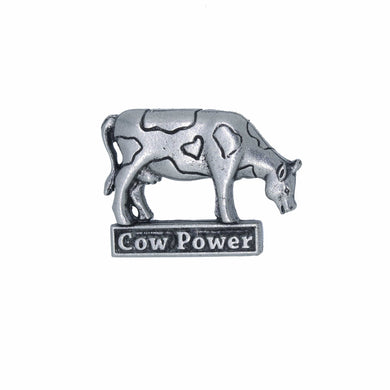 Cow Power Lapel Pin