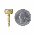 Gavel Gold Lapel Pin