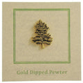 Northern White Pine Gold Lapel Pin