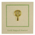 Golden Ratio Gold Lapel Pin