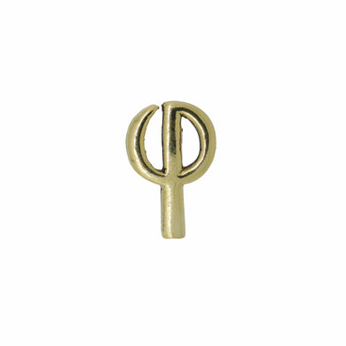 Golden Ratio Gold Lapel Pin