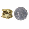Treasure Chest Gold Lapel Pin