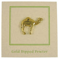 Camel Gold Lapel Pin