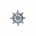 Ship's Wheel Lapel Pin