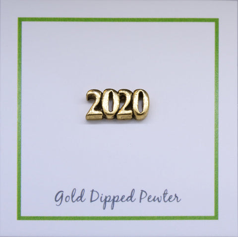 Year Gold Lapel Pin