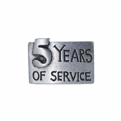 5 Years of Service Lapel Pin