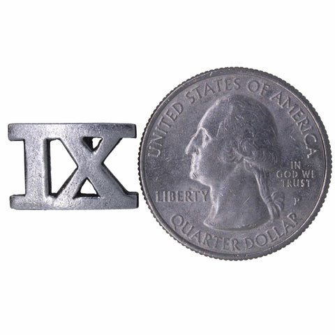 Roman Numeral Lapel Pins