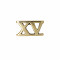 Roman Numeral Gold Lapel Pins