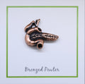 Pancreas Copper Lapel Pin