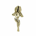 Iris Gold Lapel Pin