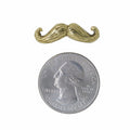 Moustache Gold Lapel Pin