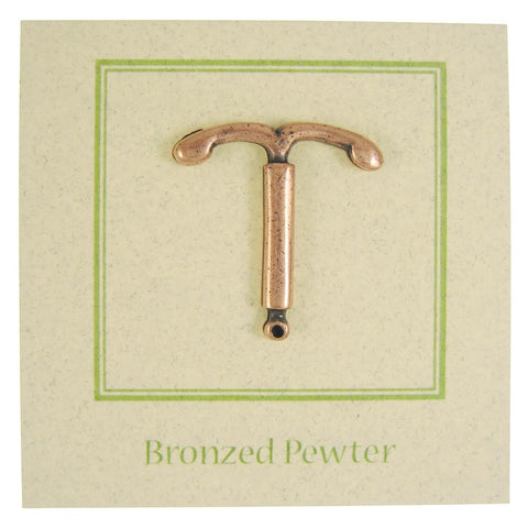 IUD Copper Lapel Pin