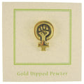 Votes for Women Gold Lapel Pin
