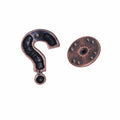 Question Mark Copper Lapel Pin