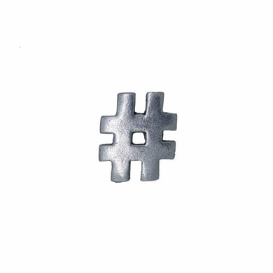 Hashtag Lapel Pin