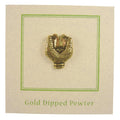 Thyroid Gland Gold Lapel Pin