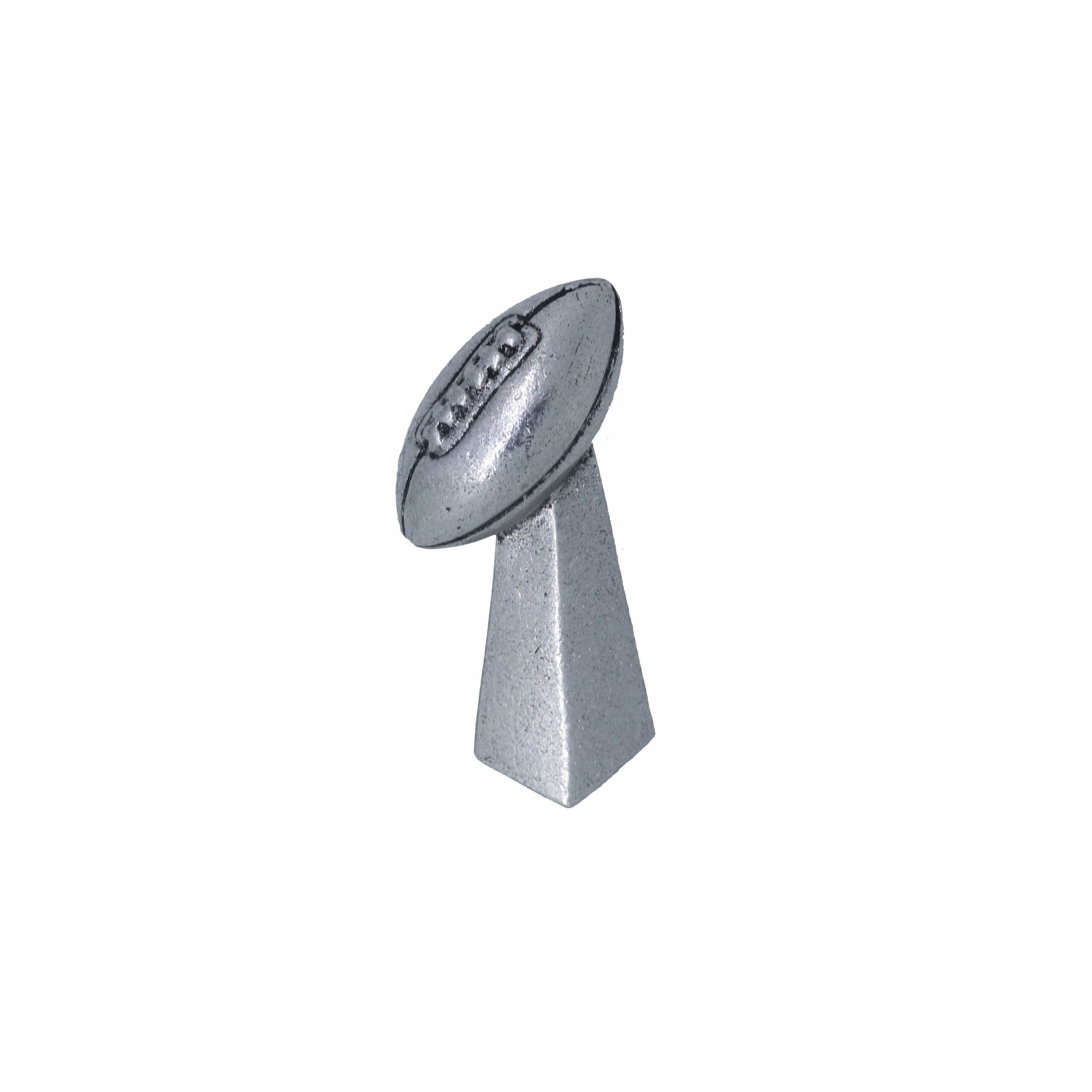 New England Patriots Six Time Super Bowl Lombardi Trophy Trophies Superbowl  Logo 2 1/4 inch button/pin