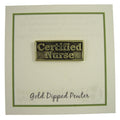 Certified Nurse Gold Lapel Pin