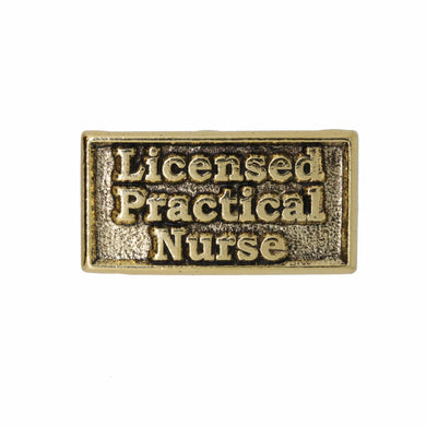 Licensed Practical Nurse Gold Lapel Pin | lapelpinplanet