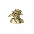 Plague Doctor Gold Lapel Pin