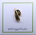 Hard of Hearing Gold Lapel Pin