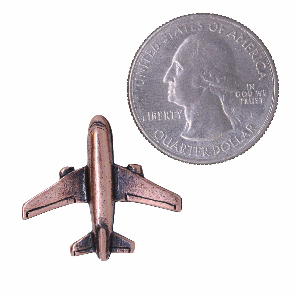Jet Airplane Copper Lapel Pin – lapelpinplanet