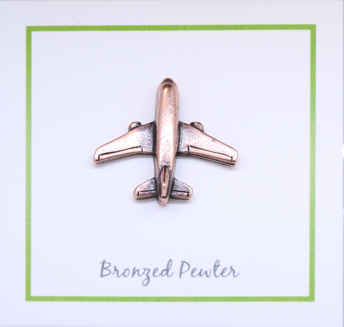 Jet Airplane Copper Lapel Pin – lapelpinplanet