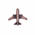 Jet Airplane Copper Lapel Pin | lapelpinplanet
