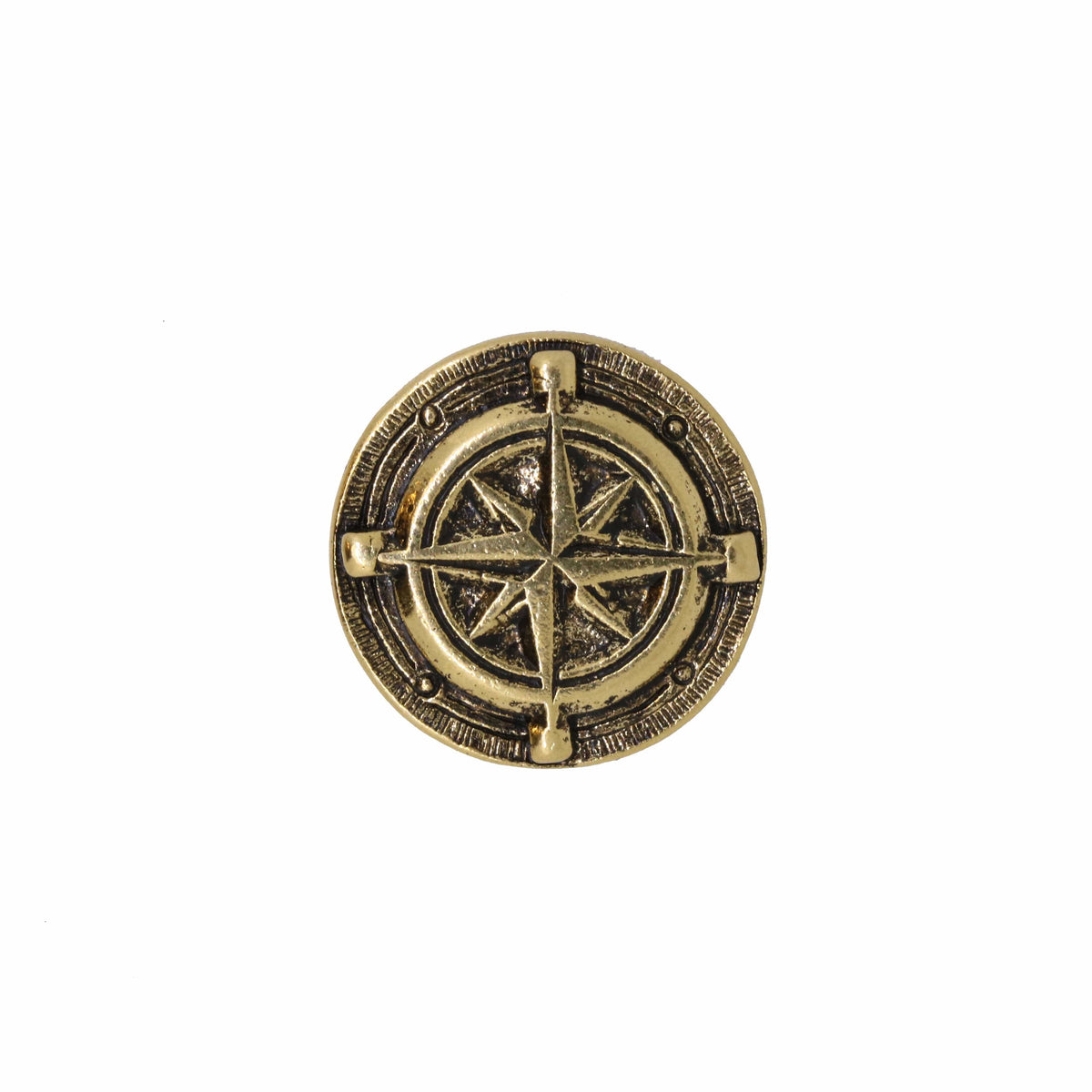 Compass Rose Gold Lapel Pin – lapelpinplanet