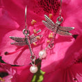 Dragonfly Charmed Earrings