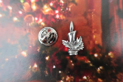 Candlestick Lapel Pin