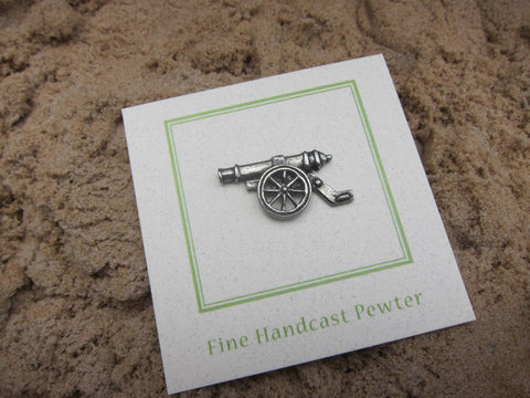 Cannon Lapel Pin