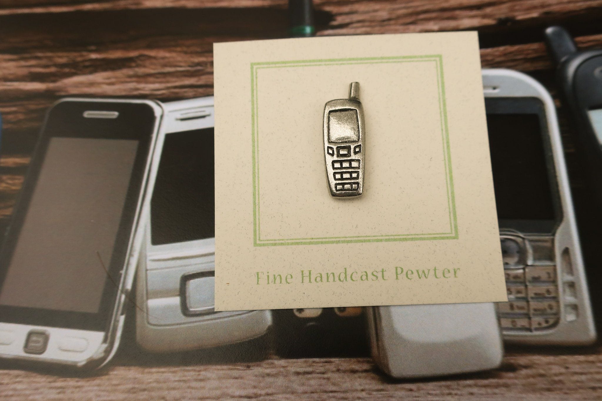 Cell Phone Lapel Pin - Connected in Style | Lapel Pin Planet ...
