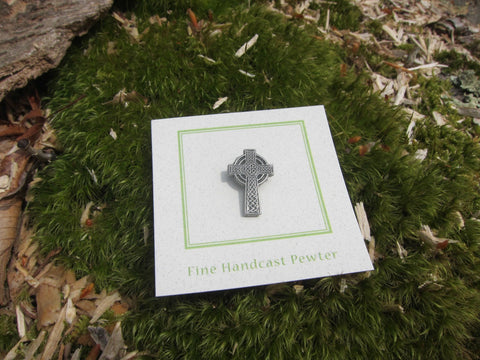 Celtic Cross Lapel Pin