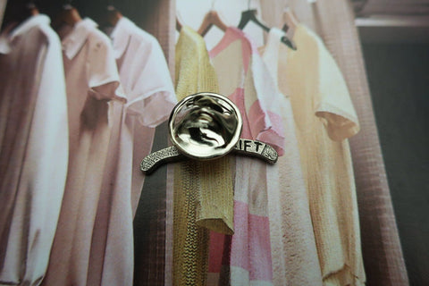 Clothes Hanger Lapel Pin