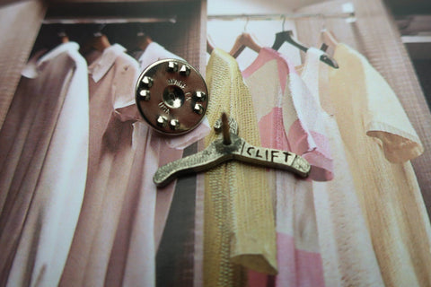 Clothes Hanger Lapel Pin