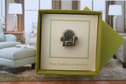Comfy Chair Lapel Pin