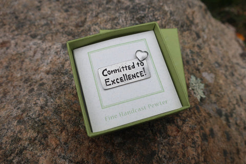 Committed to Excellence Lapel Pin