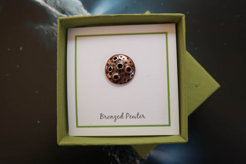 Asteroid Copper Lapel Pin