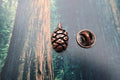 Redwood Cone Copper Lapel Pin