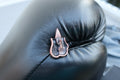 Boxing Gloves Copper Lapel Pin