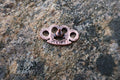 Brass Knuckles Copper Lapel Pin