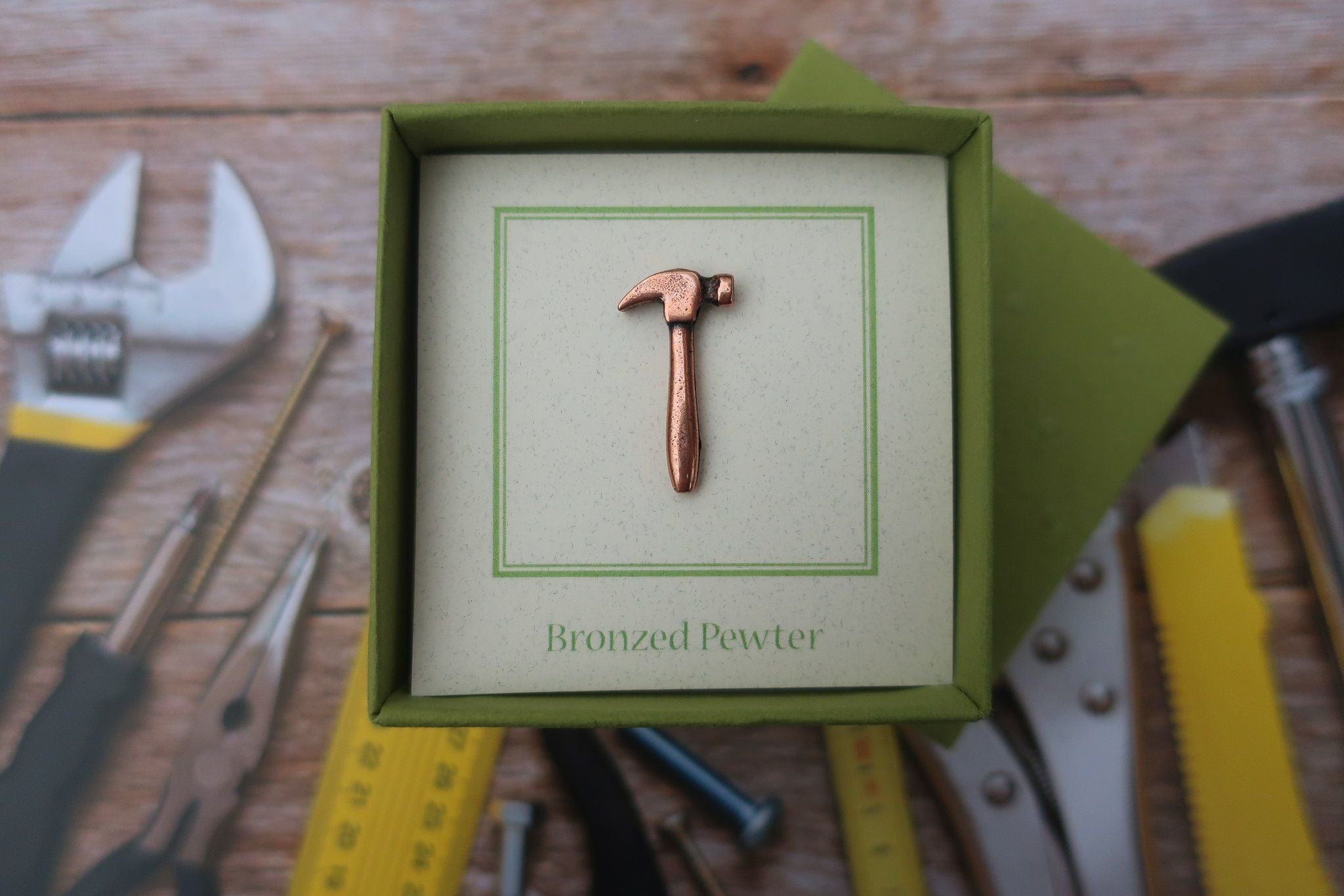 Hammer Copper Lapel Pin
