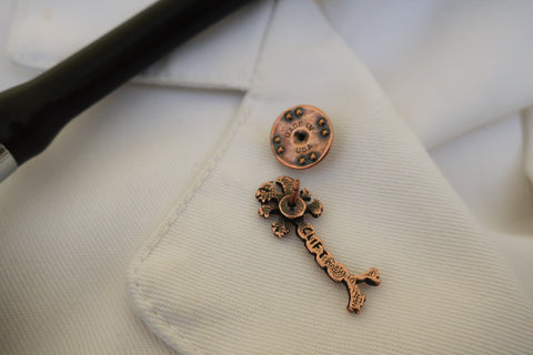 Neuron Copper Lapel Pin