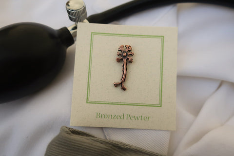 Neuron Copper Lapel Pin