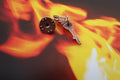 Torch Copper Lapel Pin