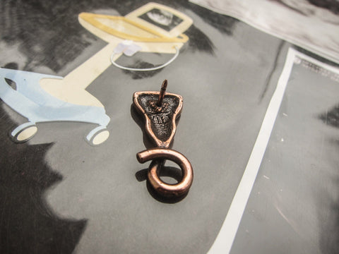 Ultrasound Wand Copper Lapel Pin